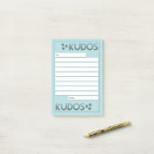 Kundenspezifische Verlobung - Mitarbeitererkennung Post-it Klebezettel (Auf Schreibtisch)