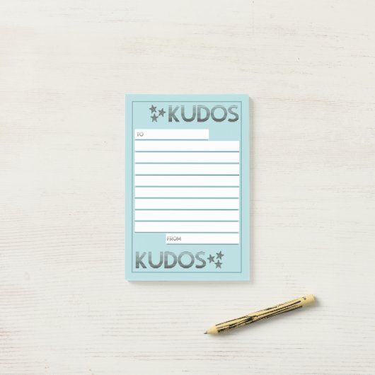 Kundenspezifische Verlobung - Mitarbeitererkennung Post-it Klebezettel (Auf Schreibtisch)