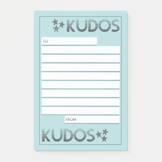 Kundenspezifische Verlobung - Mitarbeitererkennung Post-it Klebezettel (Vorderseite)