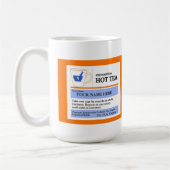 Kundenspezifische Verordnungs-Tee-Tasse Kaffeetasse (Links)