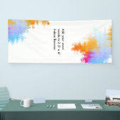 Kundenspezifische vertikale Innenfahne mit Grenze Banner (Messe)