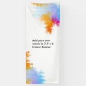 Kundenspezifische vertikale Innenfahne mit Grenze Banner (Vertikal)