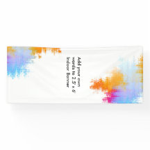 Kundenspezifische vertikale Innenfahne mit Grenze