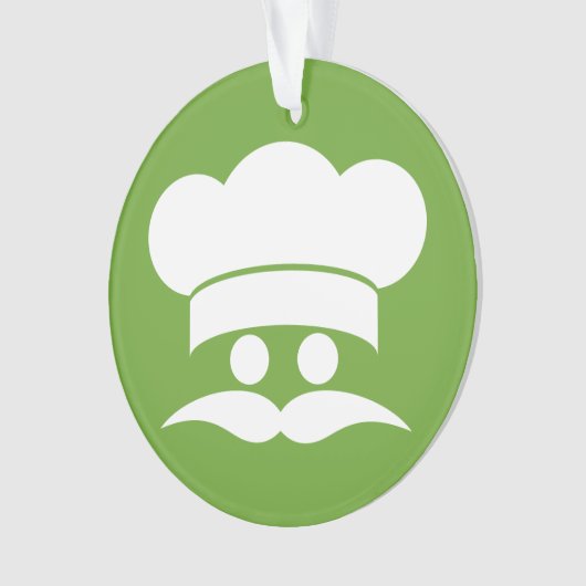 Kundenspezifische Verzierung des Koch Farb Ornament (Vorderseite)