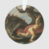 Kundenspezifische Verzierung "Jonas und des Wals" Ornament (Vorderseite)