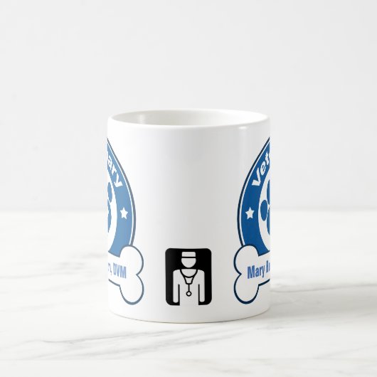 Kundenspezifische Veterinärmedizin Kaffeetasse (Mittel)
