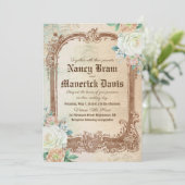 Kundenspezifische Vintage klassische Einladung (Stehend Vorderseite)