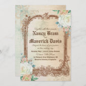 Kundenspezifische Vintage klassische Einladung (Vorne/Hinten)