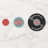 Kundenspezifische Vinyl Record Retro Konfetti (Rückseiten)