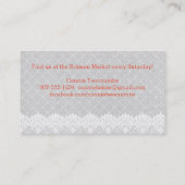 Kundenspezifische Visitenkarte (Rückseite)