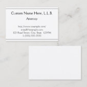 Kundenspezifische Visitenkarte (Vorne/Hinten)