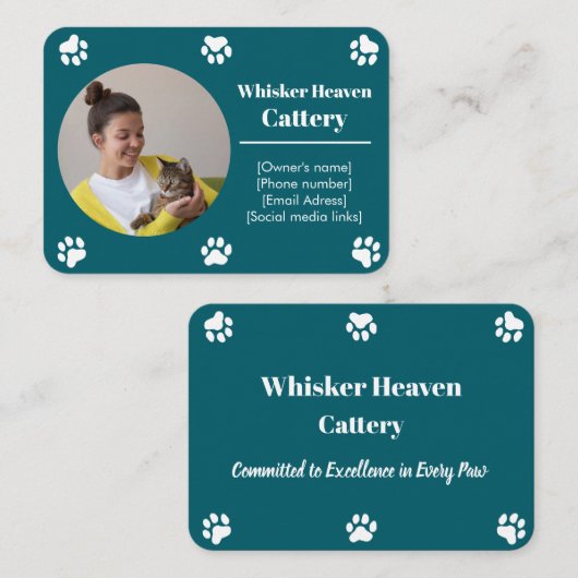 Kundenspezifische Visitenkarte (Vorne/Hinten)