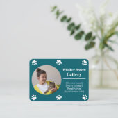 Kundenspezifische Visitenkarte (Stehend Vorderseite)