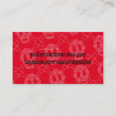 Kundenspezifische Visitenkarte (Rückseite)