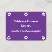 Kundenspezifische Visitenkarte (Rückseite)