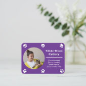 Kundenspezifische Visitenkarte (Stehend Vorderseite)