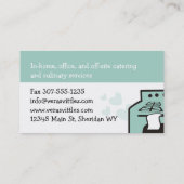 Kundenspezifische Visitenkarte (Rückseite)