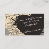 Kundenspezifische Visitenkarte (Rückseite)