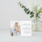 Kundenspezifische Visitenkarte 4 Foto (Stehend Vorderseite)