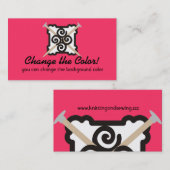 Kundenspezifische Visitenkarte des (Vorne/Hinten)