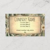 kundenspezifische Visitenkarte doppelt gegliedert (Rückseite)