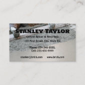 Kundenspezifische Visitenkarte für Betonlösungen u (Vorderseite)