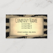 kundenspezifische Visitenkarte für Blatt-Design, b (Rückseite)