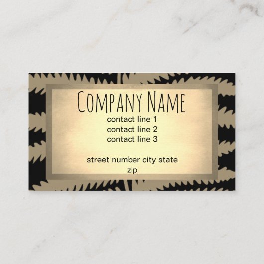 kundenspezifische Visitenkarte für Blatt-Design, b (Rückseite)