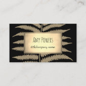 kundenspezifische Visitenkarte für Blatt-Design, b (Vorderseite)