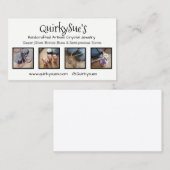 Kundenspezifische Visitenkarte mit 4 Fotos (Vorne/Hinten)