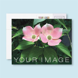 Kundenspezifische Visitenkarte mit Firmenlogo und  Postkarte