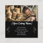 Kundenspezifische Visitenkarte mit Fotos und QR-Co (Vorderseite)