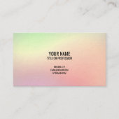 Kundenspezifische Visitenkarten, Cooler Regenbogen Visitenkarte (Vorderseite)
