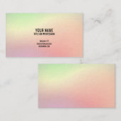 Kundenspezifische Visitenkarten, Cooler Regenbogen Visitenkarte (Vorne/Hinten)