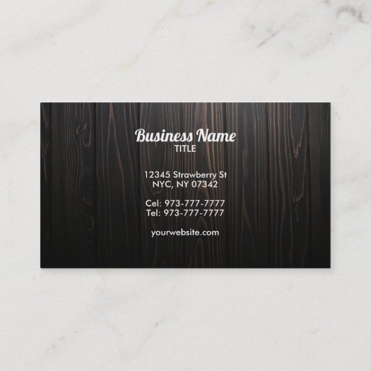 Kundenspezifische Visitenkarten für das Ice Coffee Visitenkarte (Rückseite)