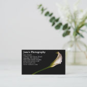 Kundenspezifische Visitenkarten für Fotografie Visitenkarte (Stehend Vorderseite)