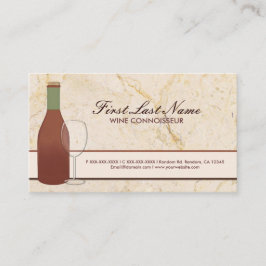 Kundenspezifische Visitenkarten für Rotweine Visitenkarte