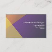 Kundenspezifische Visitenkarten, Markengeschäft, Visitenkarte (Vorderseite)