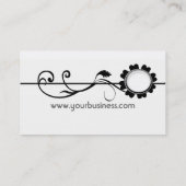 Kundenspezifische Visitenkarten - Näherin Visitenkarte (Rückseite)