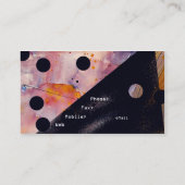 Kundenspezifische Visitenkarten Nr. 9917 Visitenkarte (Rückseite)