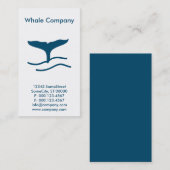 kundenspezifische Walfirma Visitenkarte (Vorne/Hinten)