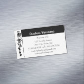 Kundenspezifische Wartung von Vakuumreparaturen Magnetische Visitenkarte (Beispiel)