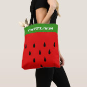 Kundenspezifische Wassermelone-Taschen-Tasche mit Tasche (Von Nahem)