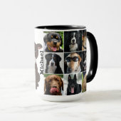 Kundenspezifische Wecker-Tasse großes Mutts3 des Tasse (VorderseiteRechts)