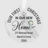 Kundenspezifische Weihnachten in unserer neuen Zuh Ornament (Vorderseite)