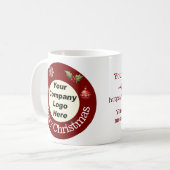 Kundenspezifische Weihnachts-Corporate Promotions- Kaffeetasse (Vorderseite Links)