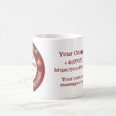 Kundenspezifische Weihnachts-Corporate Promotions- Kaffeetasse (Mittel)