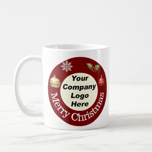 Kundenspezifische Weihnachts-Corporate Promotions- Kaffeetasse (Links)