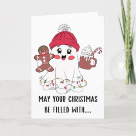 Kundenspezifische Weihnachts-Kaffeekonzerte für Fr Feiertagskarte