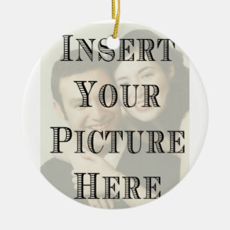 Kundenspezifische Weihnachtsbaum-Verzierung Keramikornament